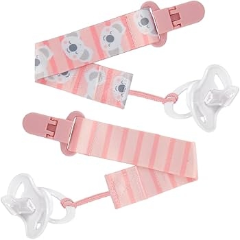 BUBA KIT PRENDEDOR DE CHUPETA COALA ROSA  BL X 2UN