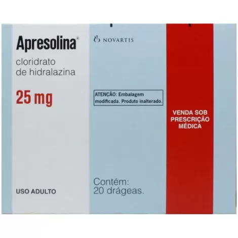 Apresolina 25Mg com 20 drageas