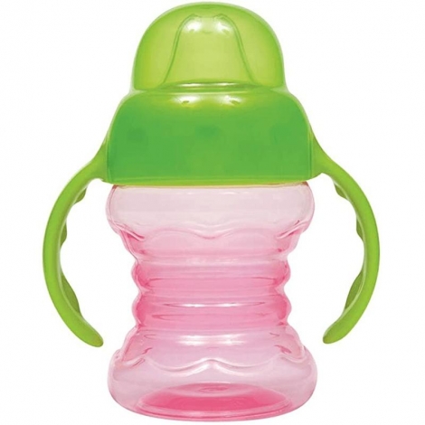 BUBA BABY COPO DE TREINAMENTO ROSA COM ALCA VERDE 200 ML x 1