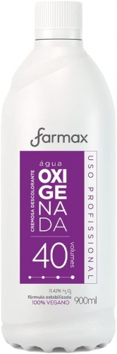 Agua Oxigenada Farmax 40 Volumes 900Ml