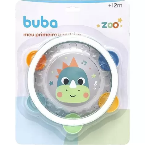 Buba Pandeiro infantil Zoo Dino