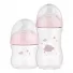 Buba Kit 2 Mamadeira Easy Flow Nuvem Rosa 120Ml e 270Ml