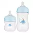Buba Kit 2 Mamadeiras Easy Flow Nuvem Azul 120Ml e 270Ml